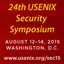 USENIX Security '15 button